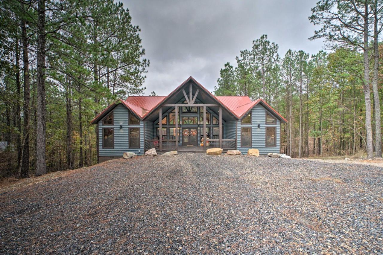 Broken Bow Cabin Deck With Hot Tub And Pool Table! Eksteriør billede