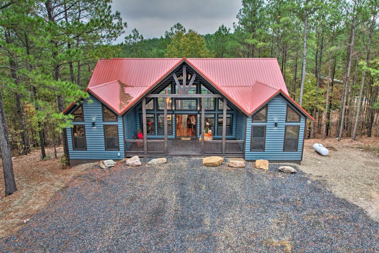 Broken Bow Cabin Deck With Hot Tub And Pool Table! Eksteriør billede