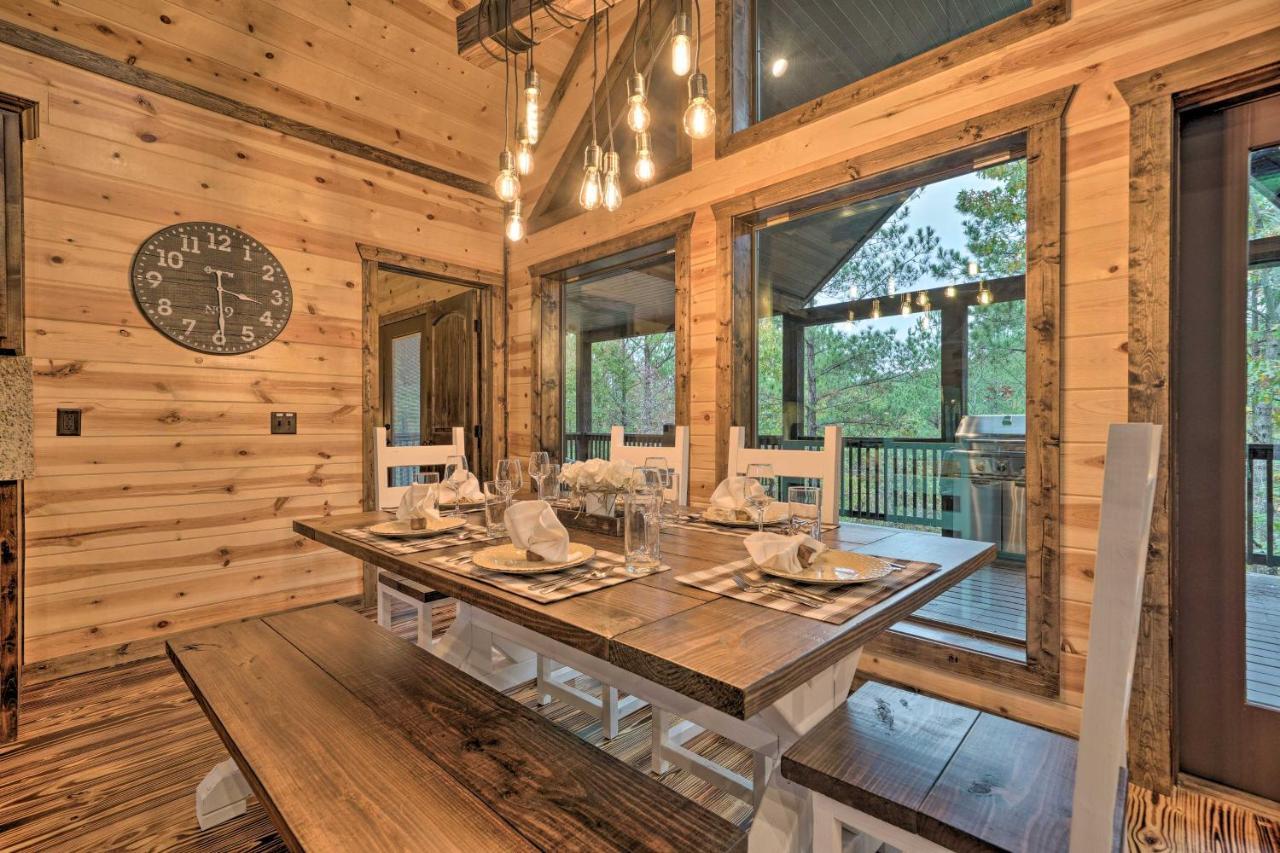 Broken Bow Cabin Deck With Hot Tub And Pool Table! Eksteriør billede