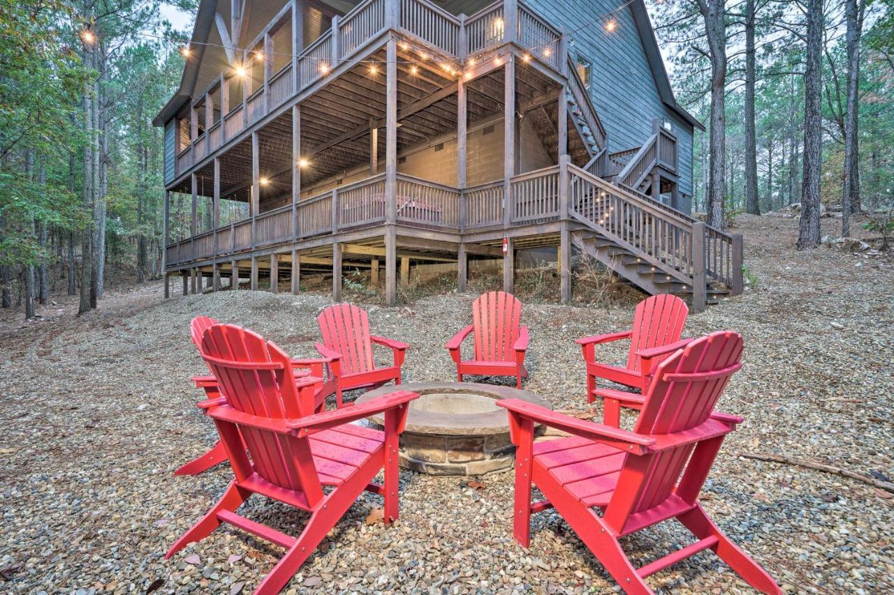 Broken Bow Cabin Deck With Hot Tub And Pool Table! Eksteriør billede