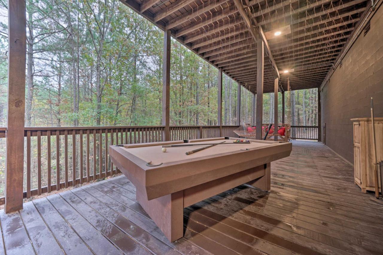 Broken Bow Cabin Deck With Hot Tub And Pool Table! Eksteriør billede