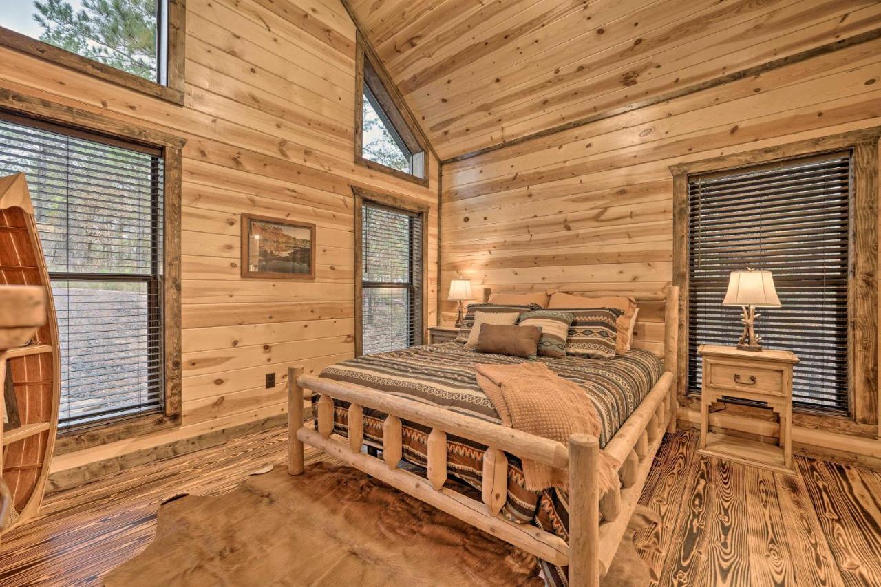 Broken Bow Cabin Deck With Hot Tub And Pool Table! Eksteriør billede