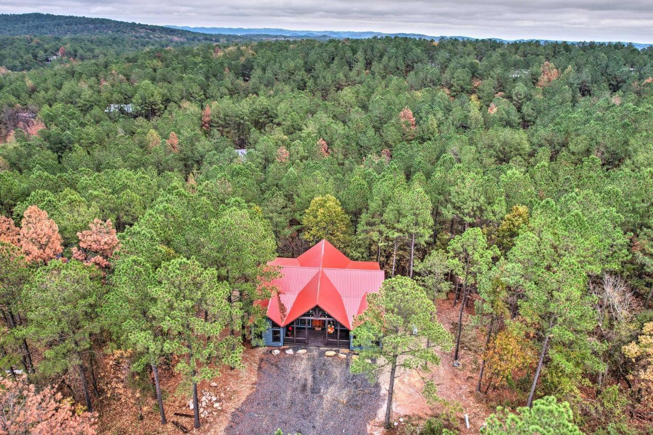 Broken Bow Cabin Deck With Hot Tub And Pool Table! Eksteriør billede
